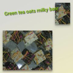 A picture of Green tea oats milky baar.