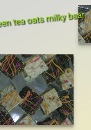 A picture of Green tea oats milky baar.