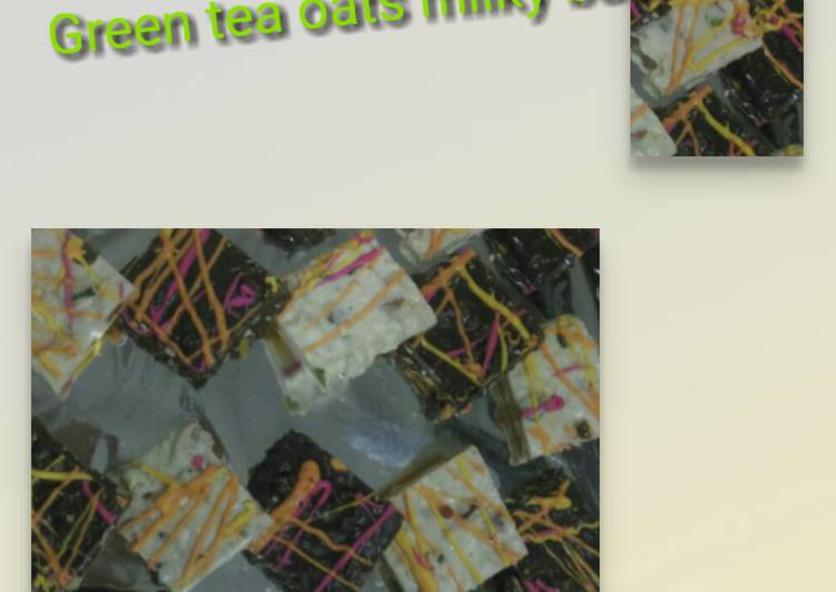 Simple Way to Make Award-winning Green tea oats milky baar