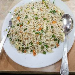 A picture of Green onion Fried Rice.