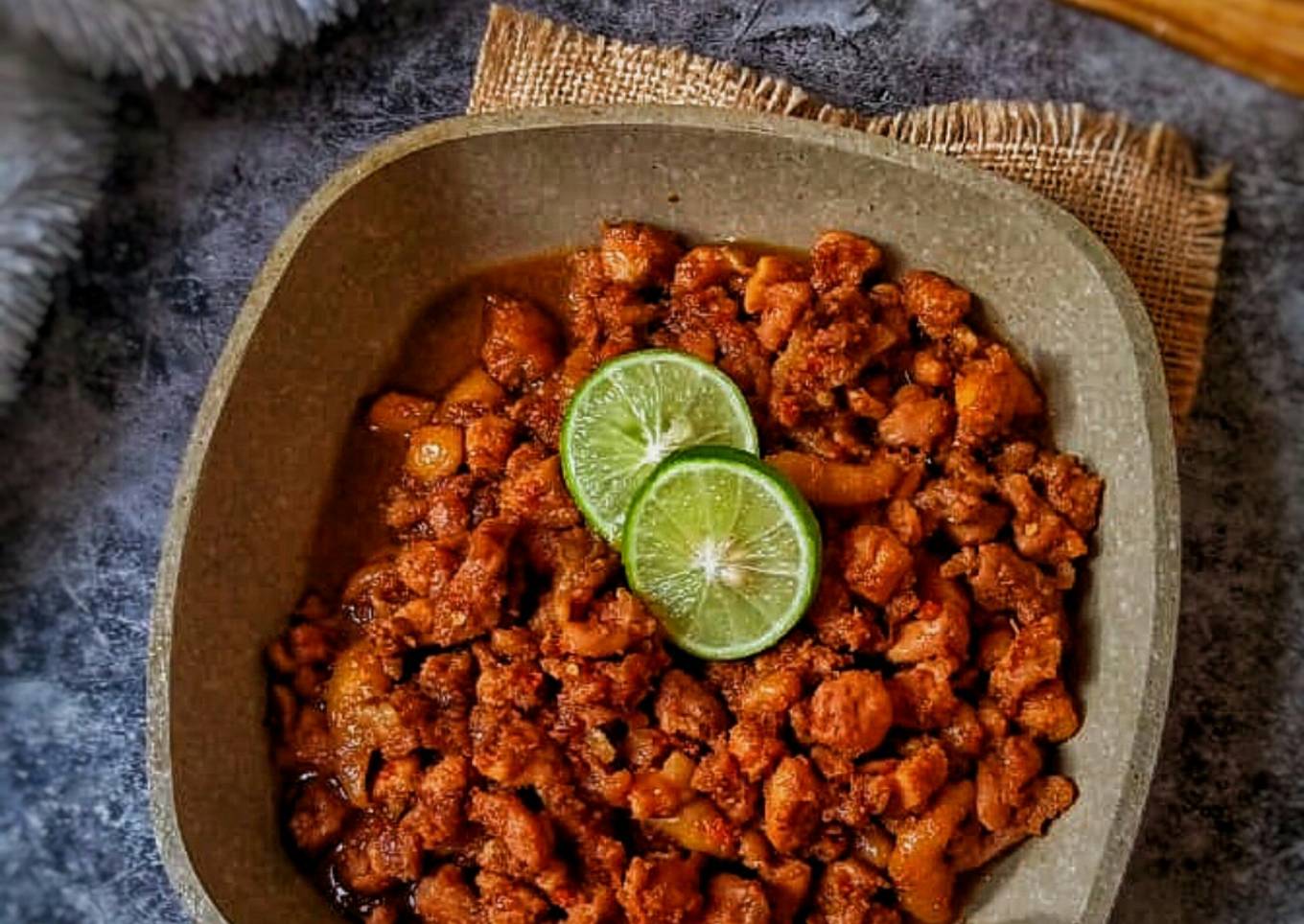Sate Goreng Ayam Bumbu Kacang