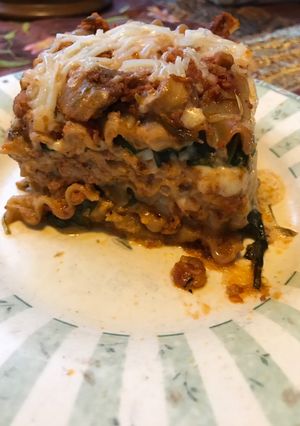 A picture of Vegan Tempeh Lasagna.