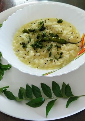 A picture of Curd rice.