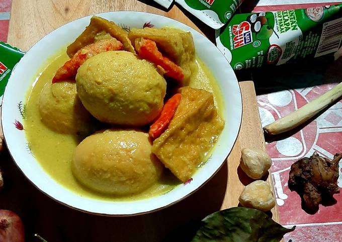 Opor Telur dan Tahu