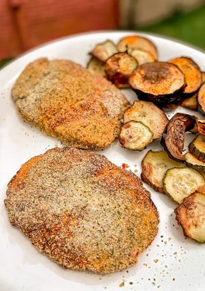 Una foto de 🌱Milanesas de lentejas🌱
