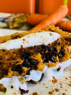 Una foto de Carrot cake sin azúcar