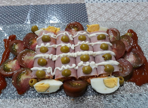 Foto principal de Canelones de verano con jamón cocido