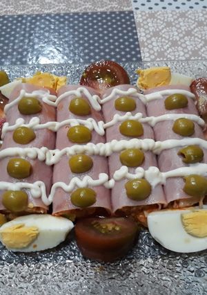 Foto principal de Canelones de verano con jamón cocido