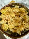 طاجن ورق عنب بالكوارع