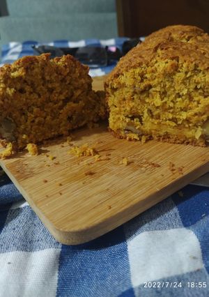 Una foto de Budín de zanahoria y nuez