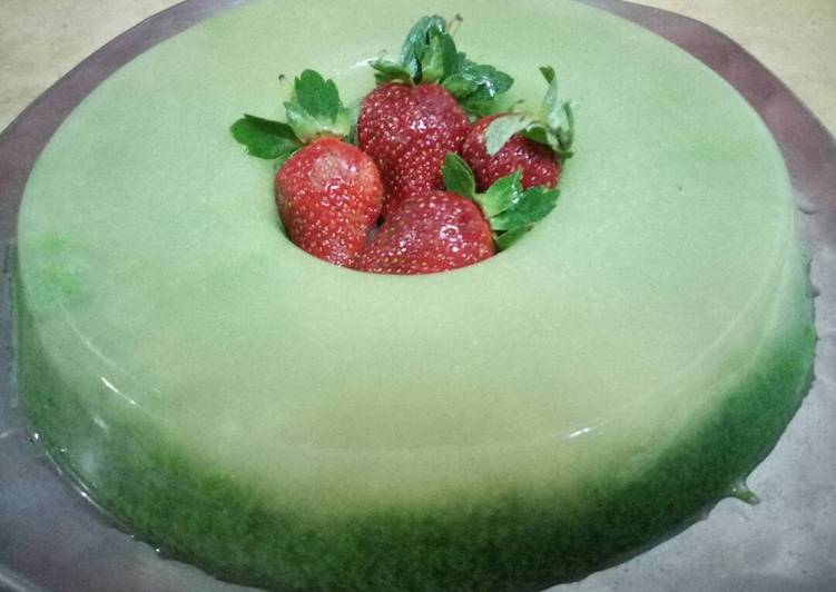 Resep Puding lumut hejo | Cara Masak Puding lumut hejo Yang Enak Banget
