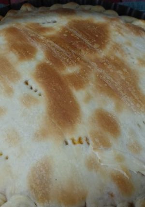 Una foto de Tarta de atún (con tomate) 🥮