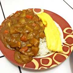 A picture of Chicken japanese curry rice.