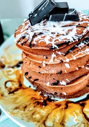 عکسی از دستور پنکیک دلبرم🥧😋