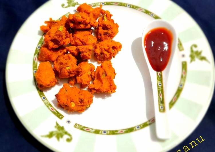 Simple Way to Make Favorite Chana Dal Gobhi Pakoda