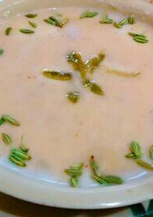 A picture of Mango shrikhand.
