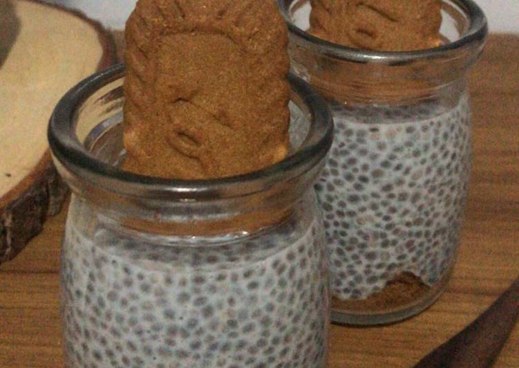 Chia Pudding Lotus Biscoff