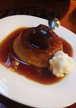 Una foto de Flan casero