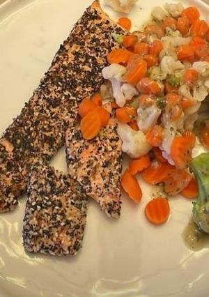 Foto de Salmão salteado