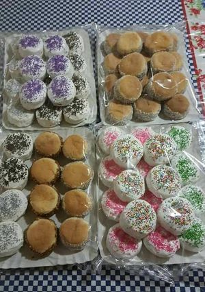 Una foto de Tapas de galletitas o Alfajores de amoniaco
