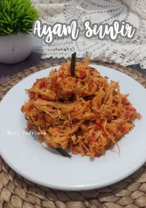 Foto resep Ayam Suwir Pedas