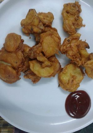 A picture of Crispy and Spicy Pakode.