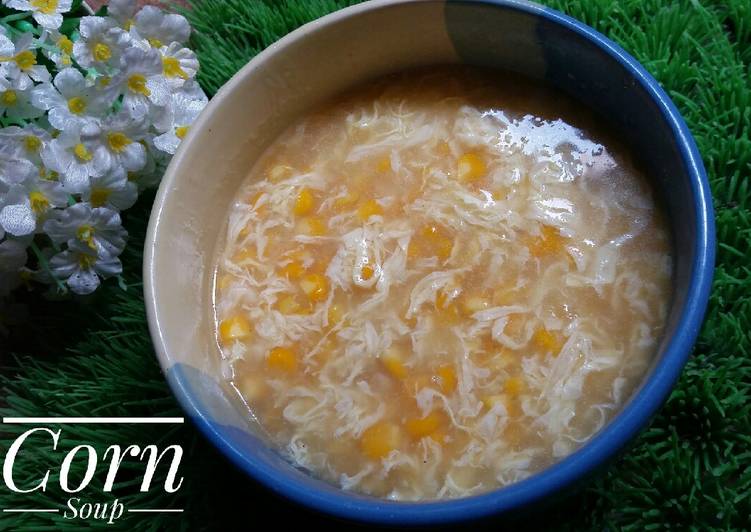 Resep Sup jagung sederhana / Corn soup oleh T. Iyayy - Cookpad