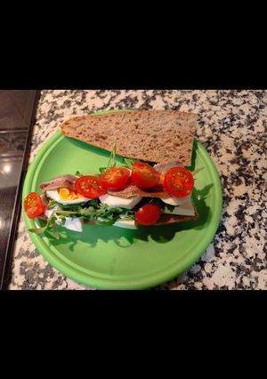 Una foto de Bocadillo saludable y fresco