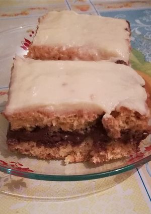 Csokis & citromkrémes kocka 🌺 recept fotója