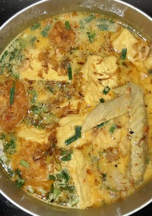 Foto resep Kare Ayam Kampung Tahu Telur