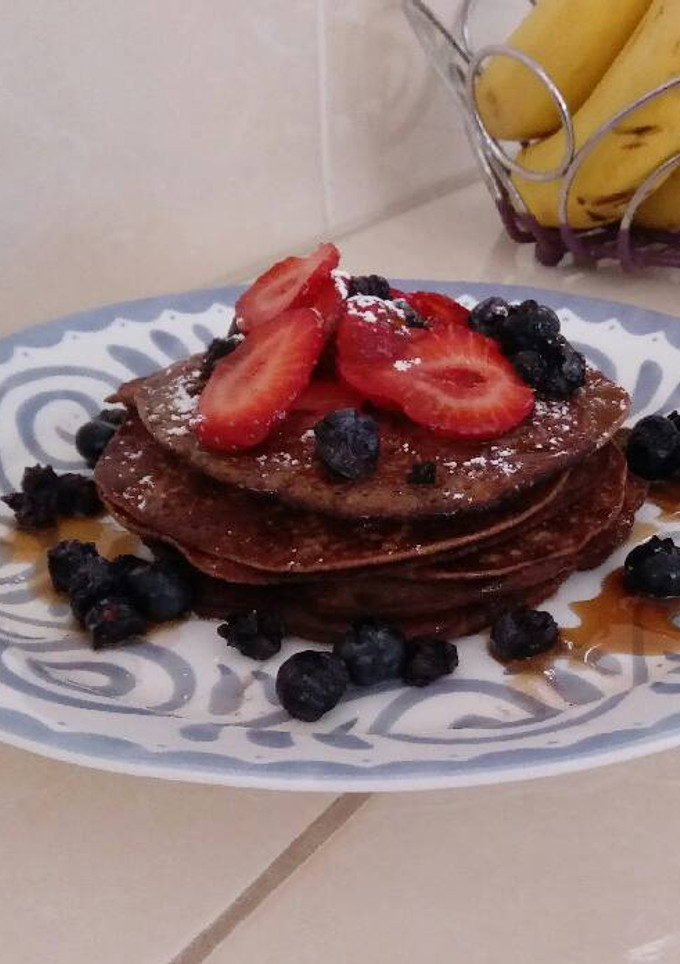 Una foto de Hot cakes de cocoa