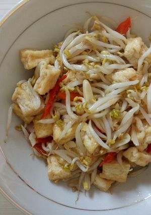 Foto resep Tumis toge tahu