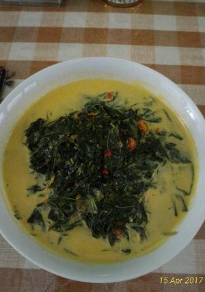 Foto resep Sayur santan daun singkong
