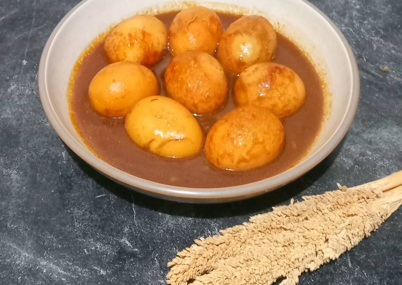 Semur telur simpel