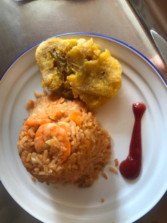 Una foto de Arroz con Camarones