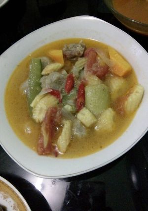 Foto resep Daging dan bakso tumis sayur