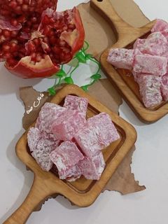 عکسی از دستور باسلوق ژله ای انار