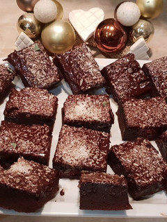 #karácsony 2018 Brownie egyszerűen és gyorsan recept fotója