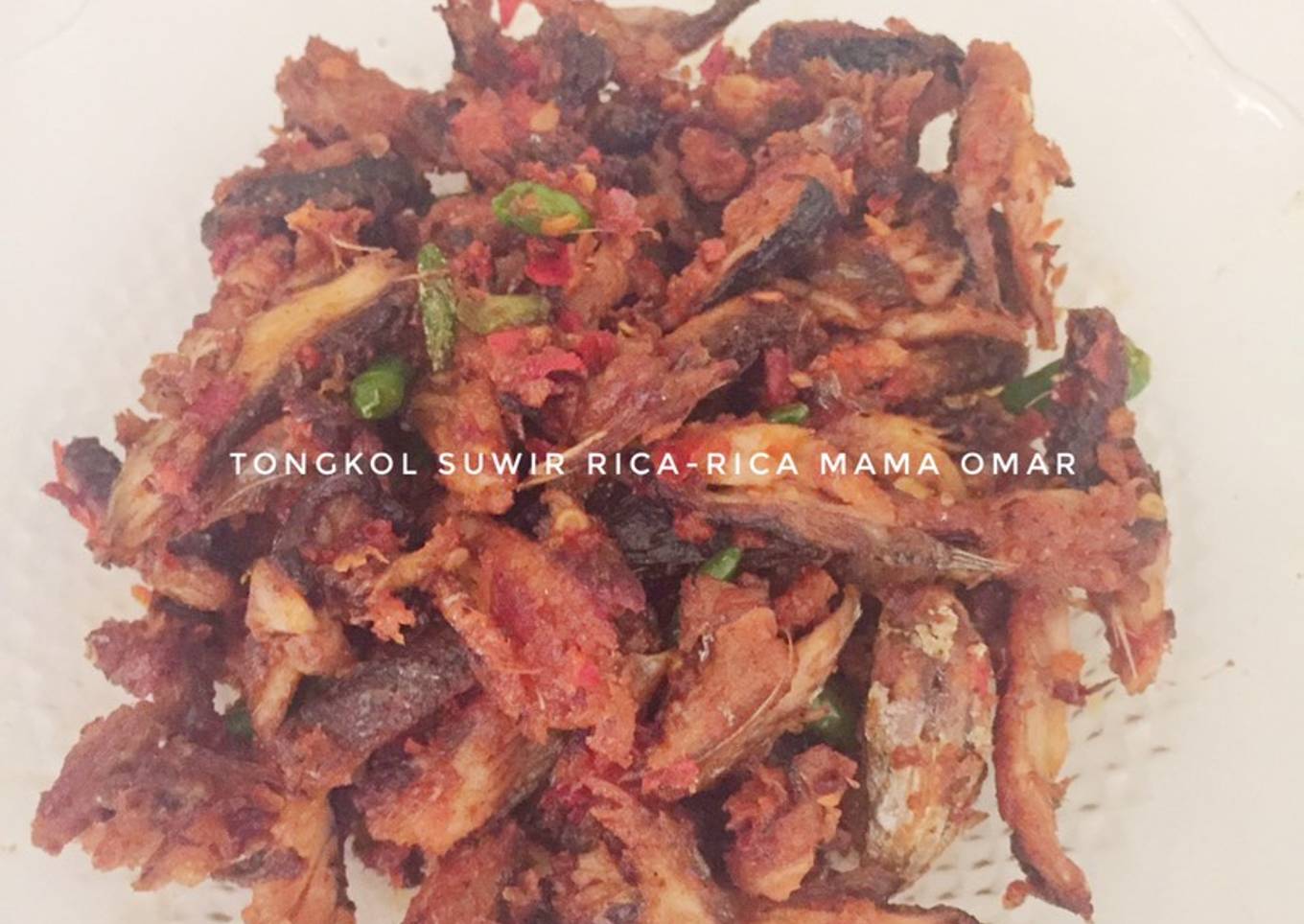 Tongkol suwir rica-rica