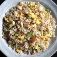 A picture of Fried Leftover Sushi Rice.