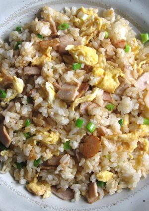 A picture of Fried Leftover Sushi Rice.