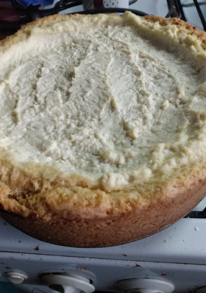 Una foto de Torta de ricota y dulce de leche