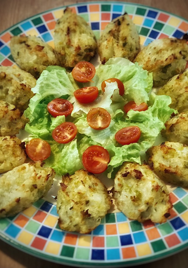 Una foto de Bocaditos de bacalao y patata (al horno)