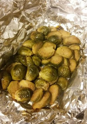 A picture of Foil Pouch Brussel Sprouts.