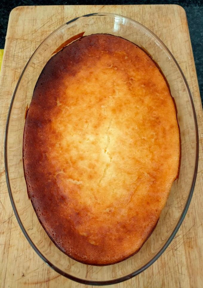 Una foto de Púding de formatge