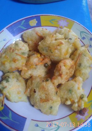 Foto resep Bakwan nasi simple
