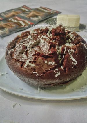 Foto resep Bolu Chocodrink Kukus Super Fluffy (NO TELUR, NO MIXER, NO OVEN)