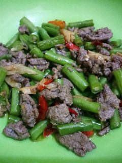 Foto resep Oseng buncis daging sapi