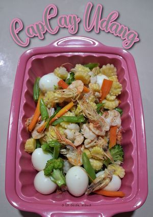 Foto resep Capcay udang
