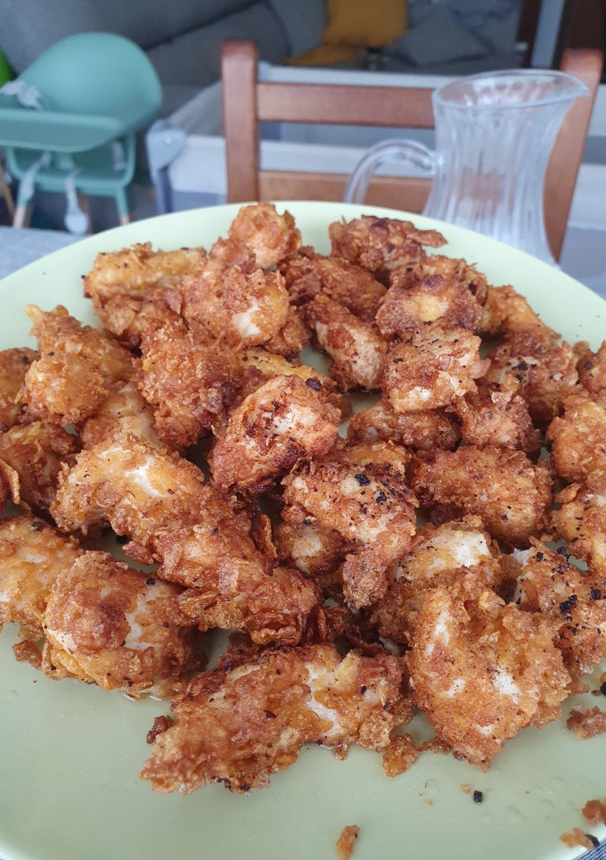 Una foto de Pollo rebozado con Corn Flakes